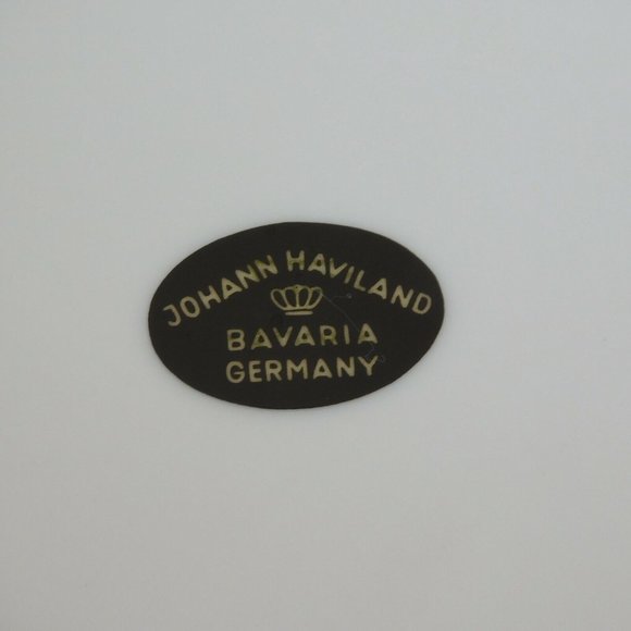 Johann Haviland Sweetheart Rose Rimmed Soup Bowls Bavaria Germany Set of 4 - Picture 11 of 11